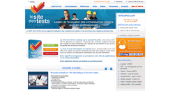 Desktop Screenshot of lesitedestests.net