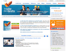 Tablet Screenshot of lesitedestests.net