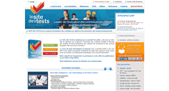 Desktop Screenshot of lesitedestests.com